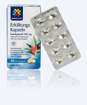 Erkältungs Kapseln Eukalyptusöl  200 mg