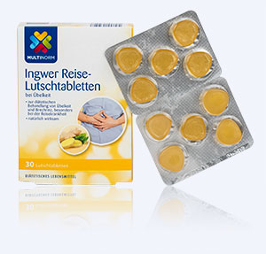 Ingwer Reise-Lutschtabletten